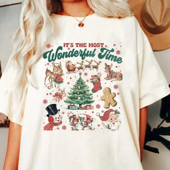 Retro Christmas Shirt, Tis the Season Shirt - Picture 1 of 3